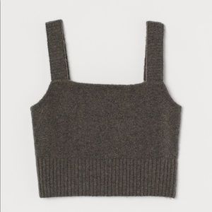 NWT H&M Conscious Knit Crop Top